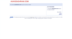 Desktop Screenshot of anandashram.com