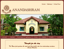 Tablet Screenshot of anandashram.org